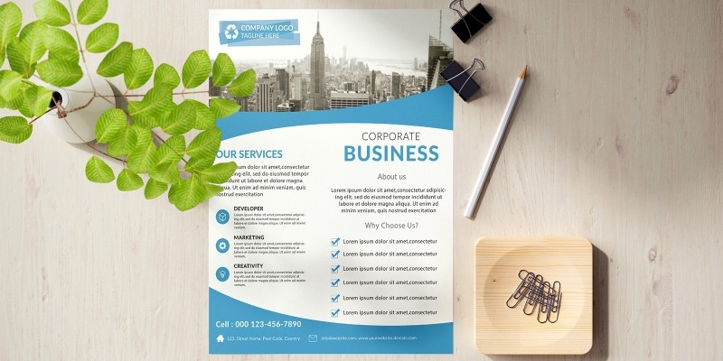 Modern Corporate Business Flyer Template