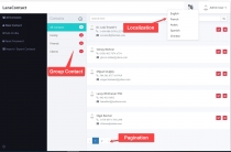 LaraContact – Online Contact Management App Screenshot 1