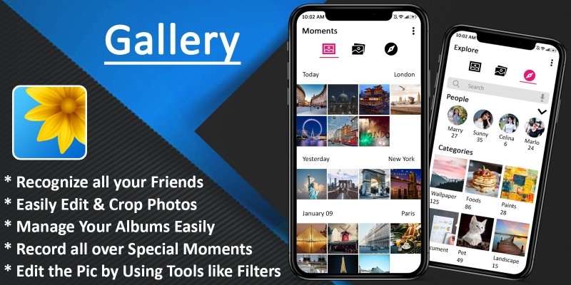 Gallery - Photo And Video Android App Template
