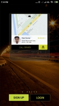 Loca Cab App Design UI Kit Android Studio Screenshot 2