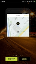 Loca Cab App Design UI Kit Android Studio Screenshot 3