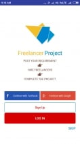 Freelancer App Design UI KIT Android Source Code Screenshot 5