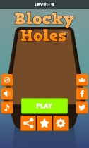 Unity game Template - Blocky Holes Screenshot 8