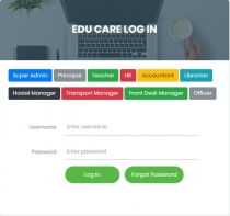 Edu Care School Management System Screenshot 2
