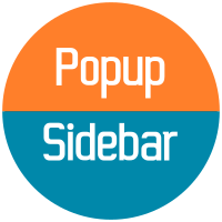 Popup Sidebar Menu JavaScript