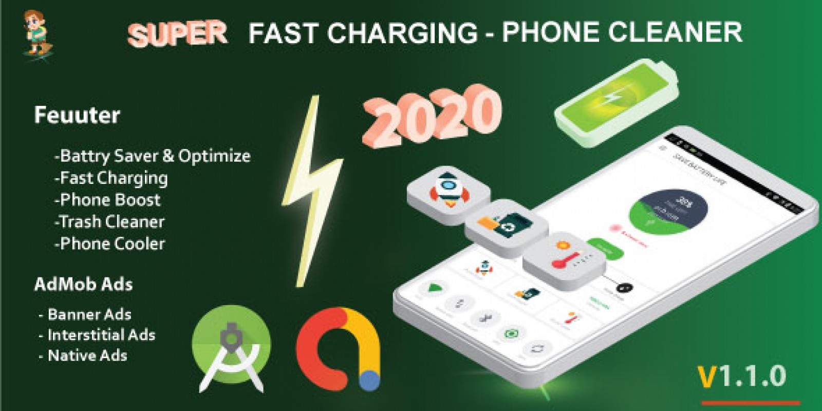 Super Fast Charging - Full Android Source Code