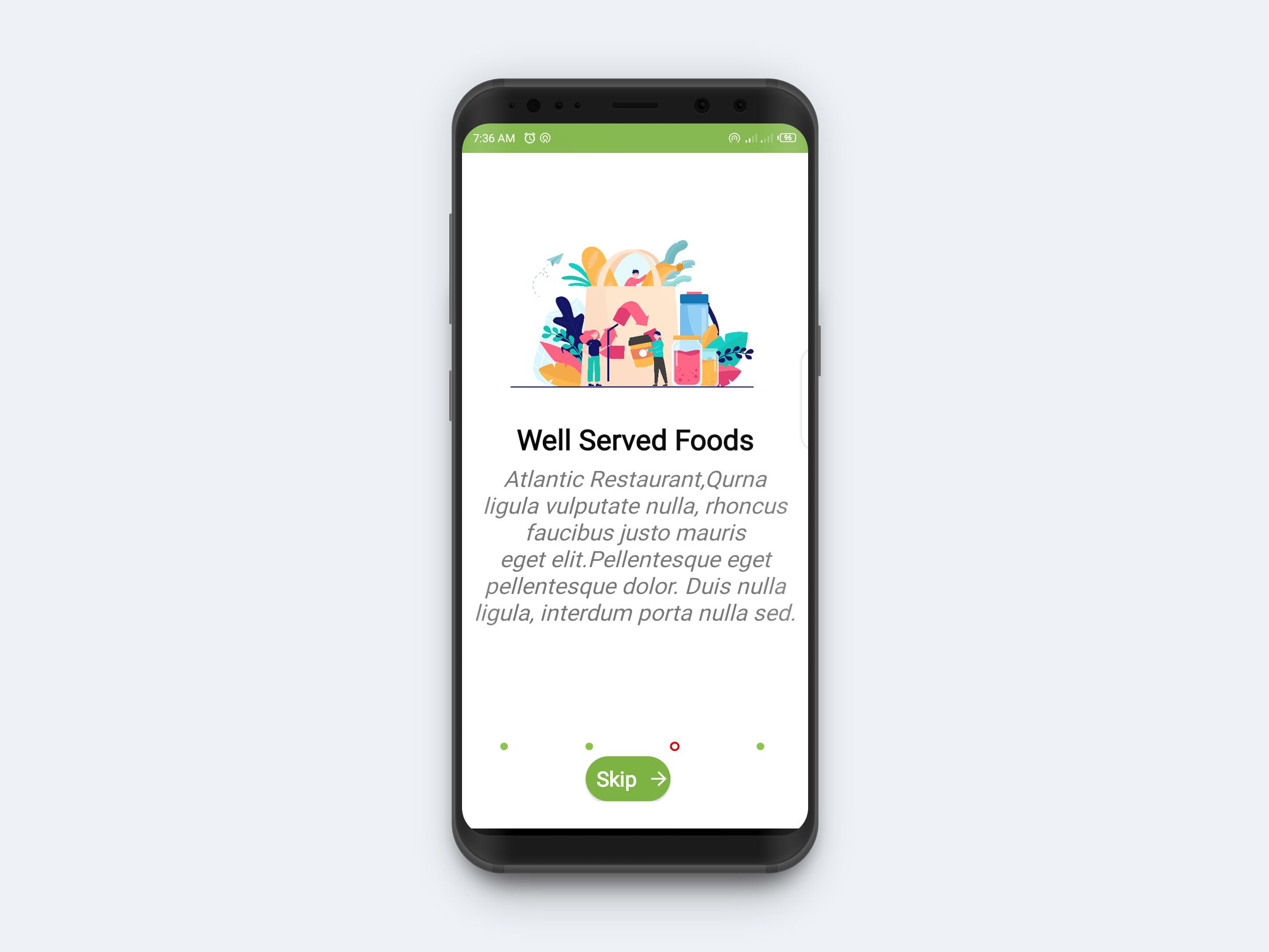 Atlantic Restaurant Android UI Template by Dsoft12 | Codester