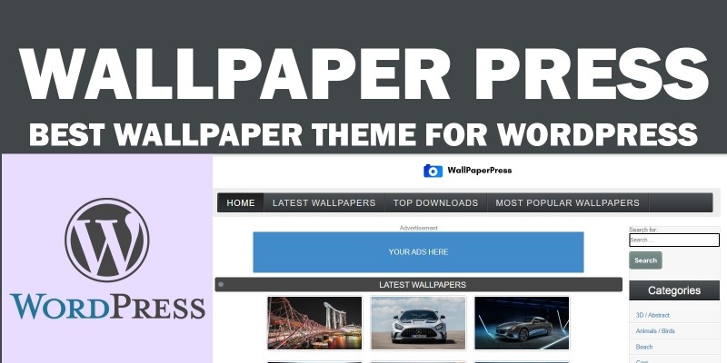 WallpaperPress - Wallpaper theme for WordPress 
