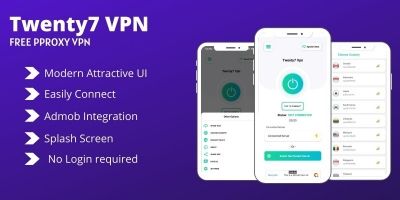 Twenty7 VPN -  Proxy VPN Android App Template