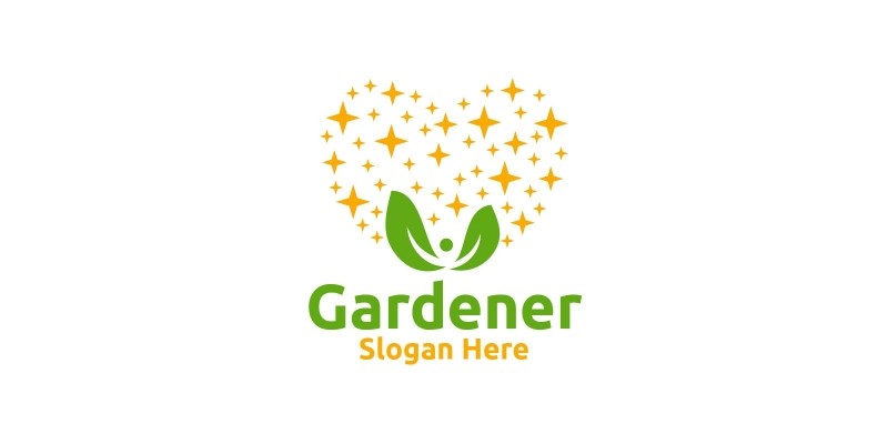 Love Botanical Gardener Logo Design