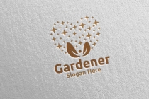 Love Botanical Gardener Logo Design Screenshot 2