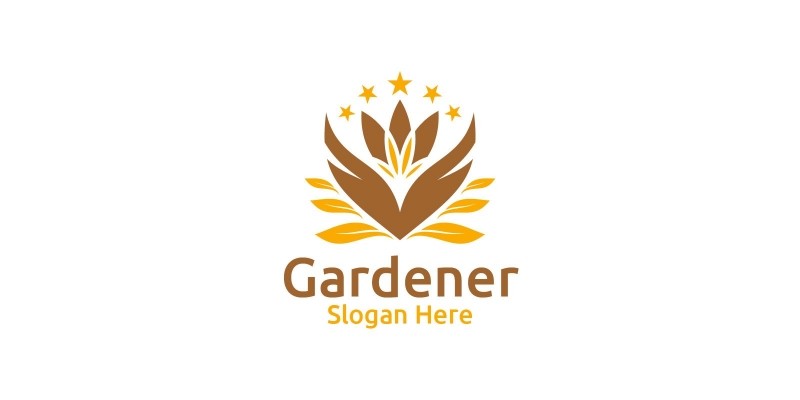 Botanical Gardener Care Logo Design