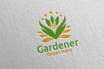 Botanical Gardener Care Logo Design Screenshot 1