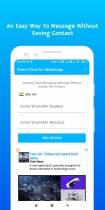 Send Direct Message On WhatsApp Android App Screenshot 2