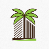 Beach Resort Logo Template