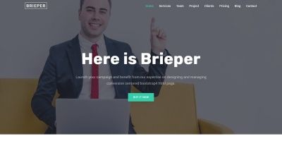 Brieper - HTML Landing Page Template