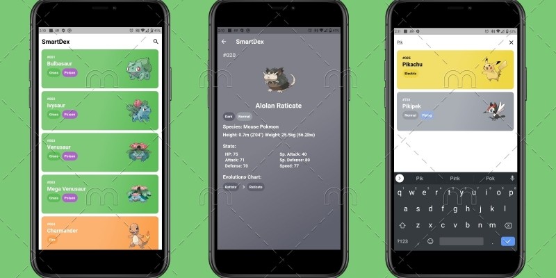 SmartDex - Flutter Pokedex Application