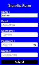 Javascript Keyup With Alert Box Validation Form Screenshot 3