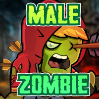 Male Zombie 2D Game Character Sprites 04