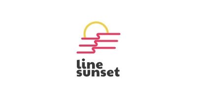 Sunset - line sunset Logo