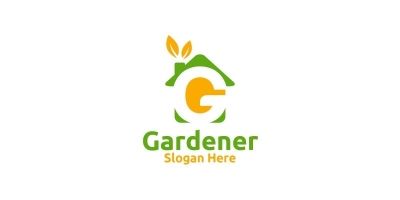 Letter G Gardener Logo Design