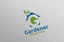 Letter G Gardener Logo Design Screenshot 2