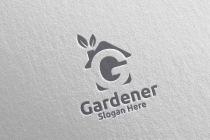 Letter G Gardener Logo Design Screenshot 3