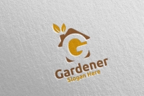 Letter G Gardener Logo Design Screenshot 4
