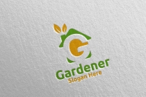 Letter G Gardener Logo Design Screenshot 5