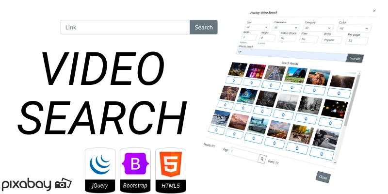 Pixabay Video Search