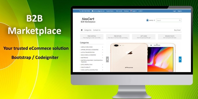 NeoCart - B2B MarketPlace eCommerce System