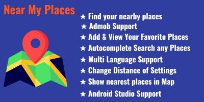 Near My Places - Android App with Admob
