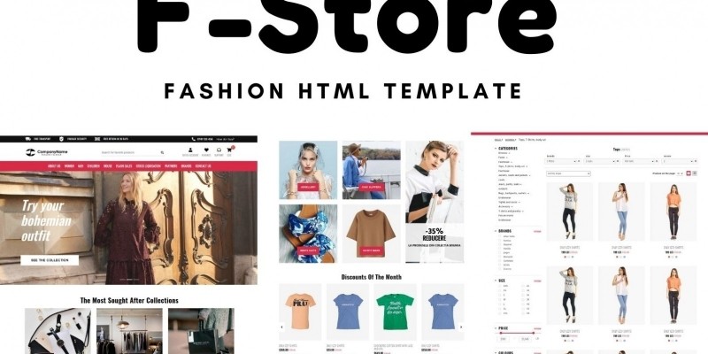 F-Store HTML Template