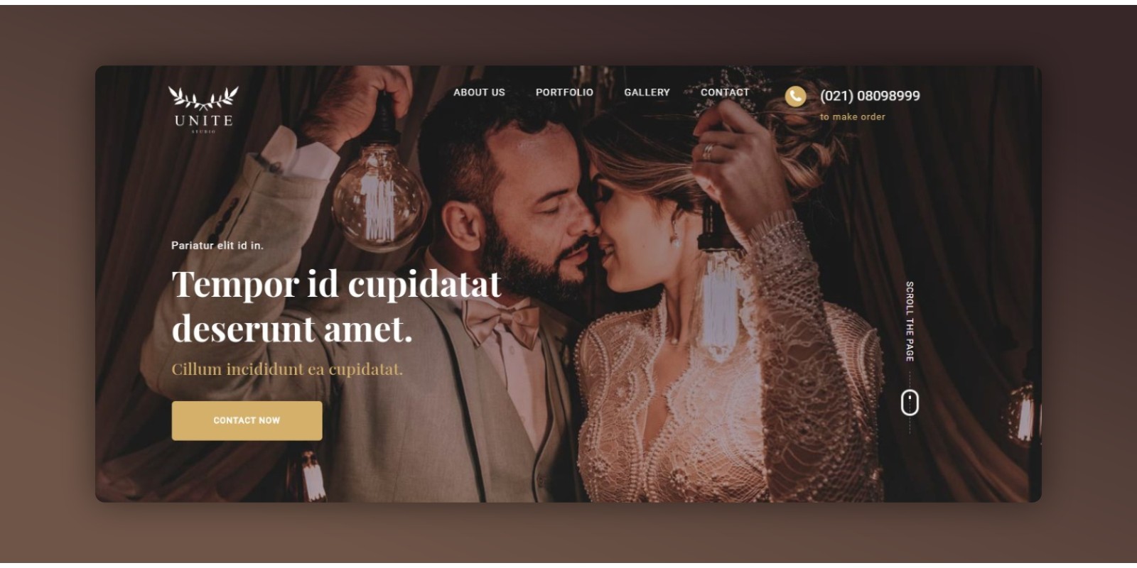 Unite - Multipurpose One Page HTML Template