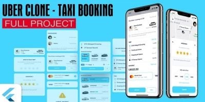 Uber Clone – Taxi App With Flutter  - Customer A