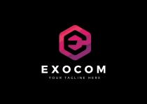 Exocom E Hexagon Logo Screenshot 2