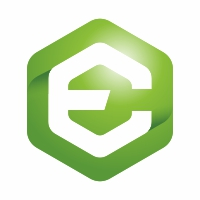EXCELLENT E Letter Hexagon Logo