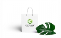 EXCELLENT E Letter Hexagon Logo Screenshot 3