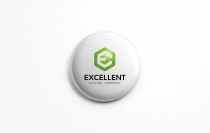 EXCELLENT E Letter Hexagon Logo Screenshot 5