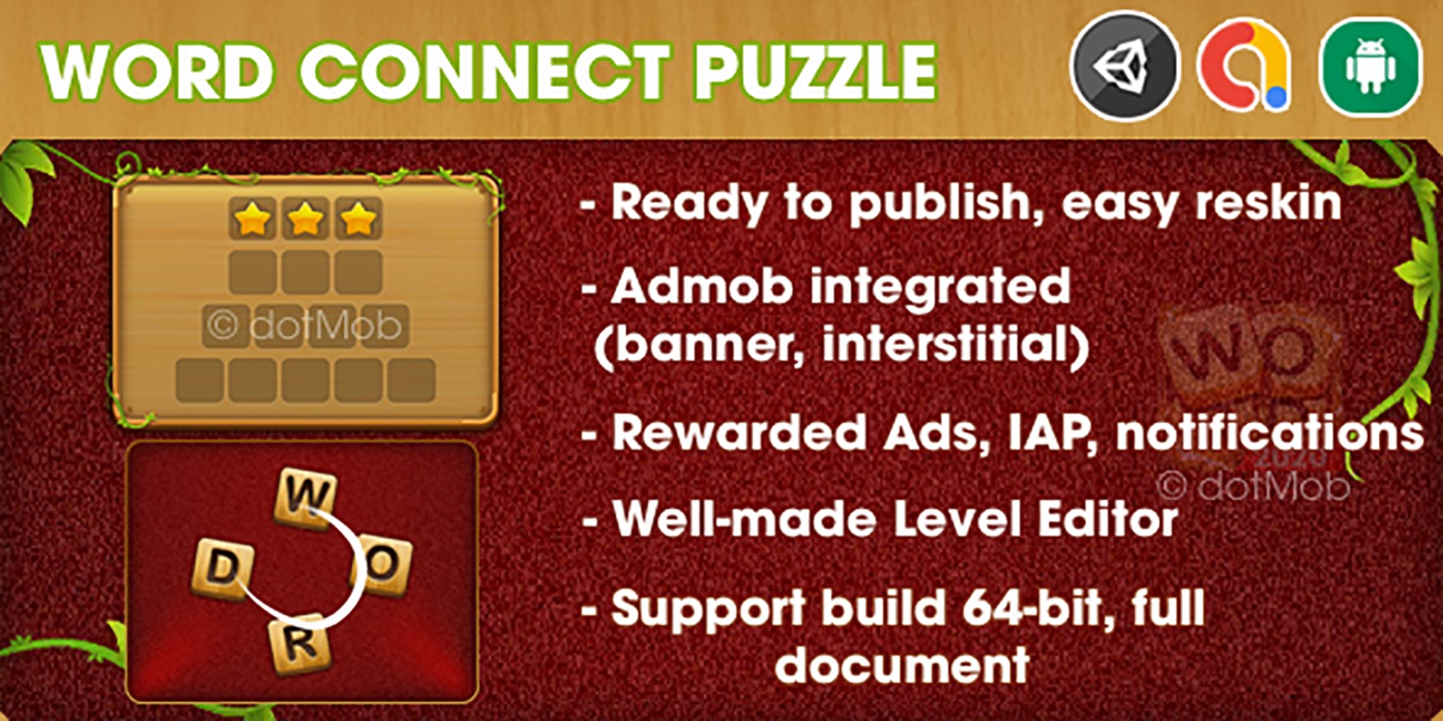 Word Connect Puzzle - Unity Template Game