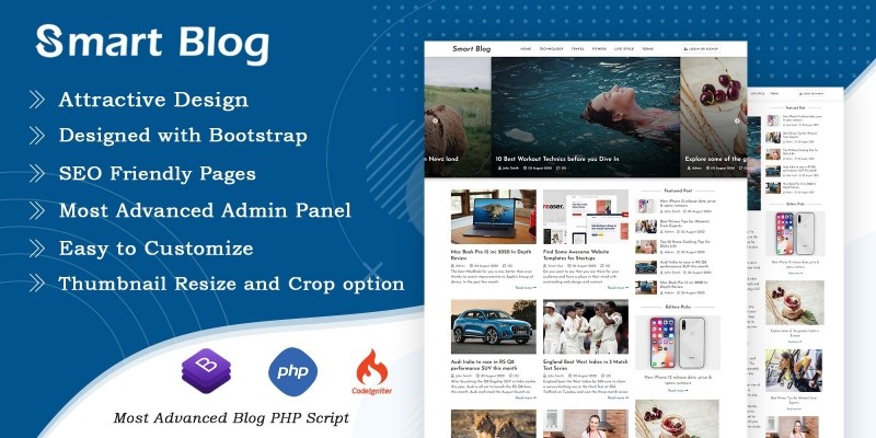 Smart Blog - Blog PHP Script