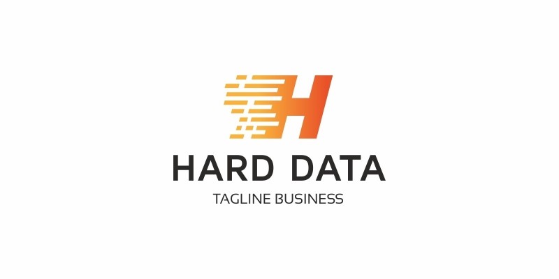Hard Data H Letter Logo