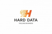 Hard Data H Letter Logo Screenshot 1