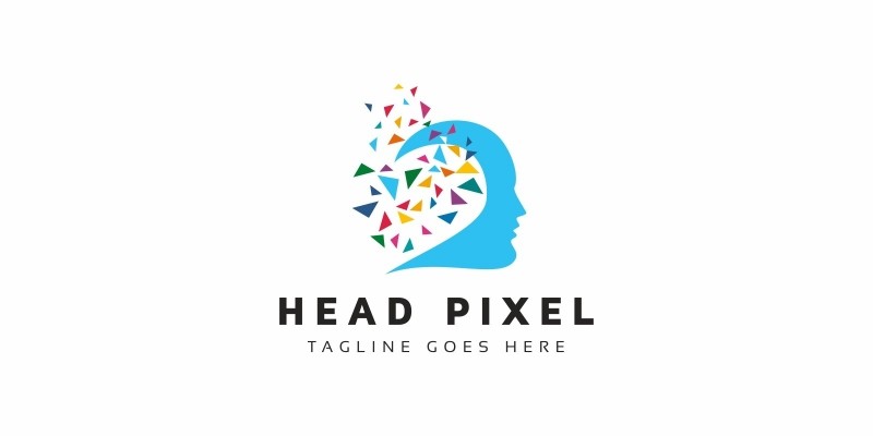 Head Pixel Logo