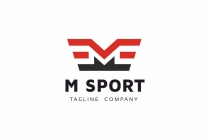M Letter Wings Logo Screenshot 1