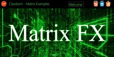 Classborn Javascript Matrix FX Plugin