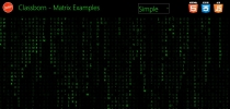 Classborn Javascript Matrix FX Plugin Screenshot 2
