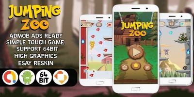 Jumping Zoo - Buildbox Template
