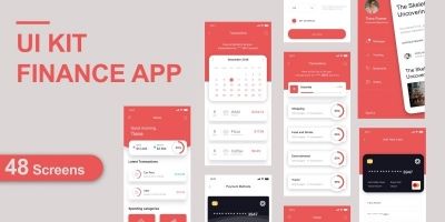 UI KIT Finance App - Clean And Modern Project