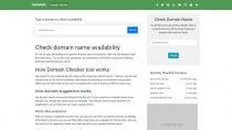 DomainAv - Domain Availability Checker PHP Script Screenshot 2